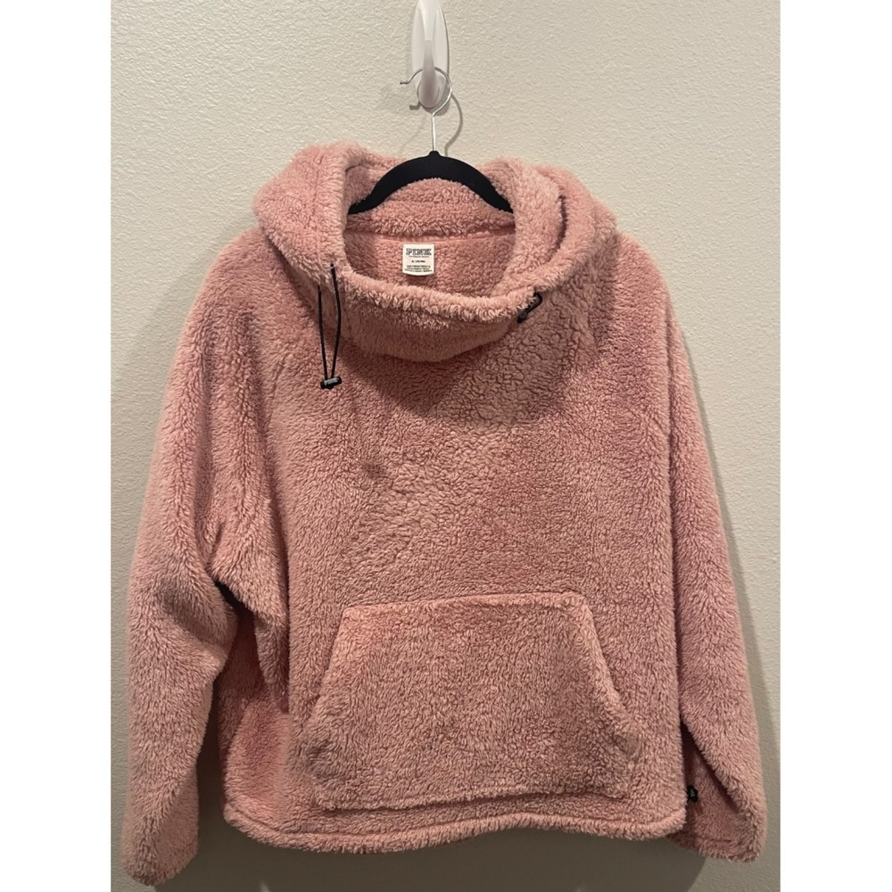 PINK Cozy Oversized Sherpa Hoodie